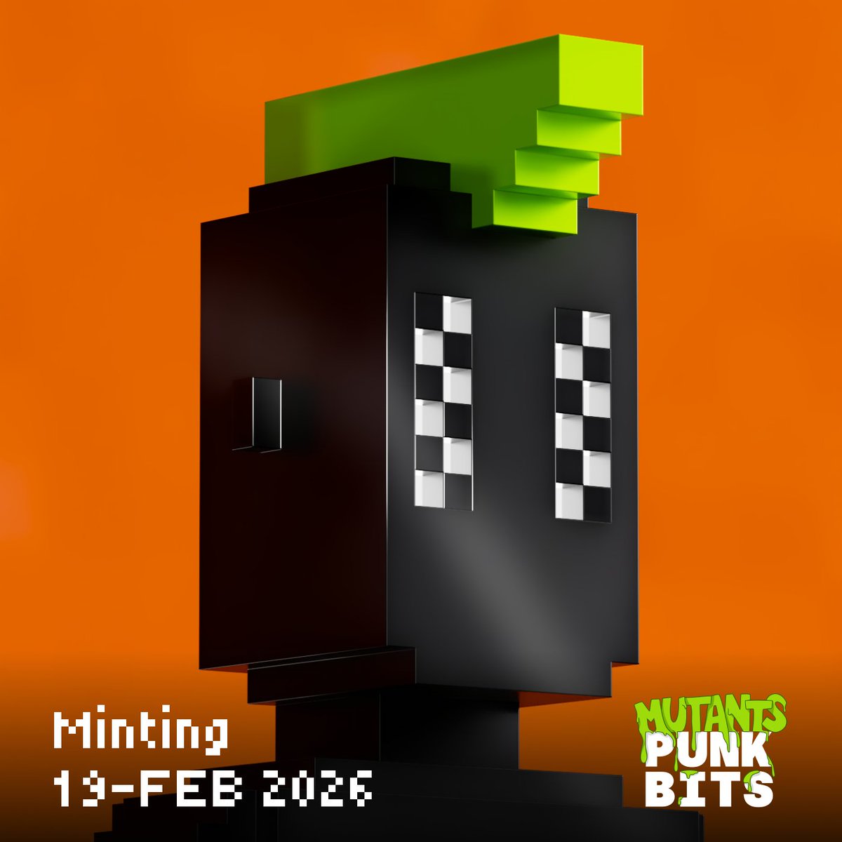 Dr. Punk removed their mouth so they would stop asking questions. Now they only mutate.
19 FEB 2026
Some traits can’t be undone.
<a href="/PUNKBITS_nft/">PUNKBITS</a> 🔜#PunkbitsMUTANTS on <a href="/bleverxyz/">Blever</a>