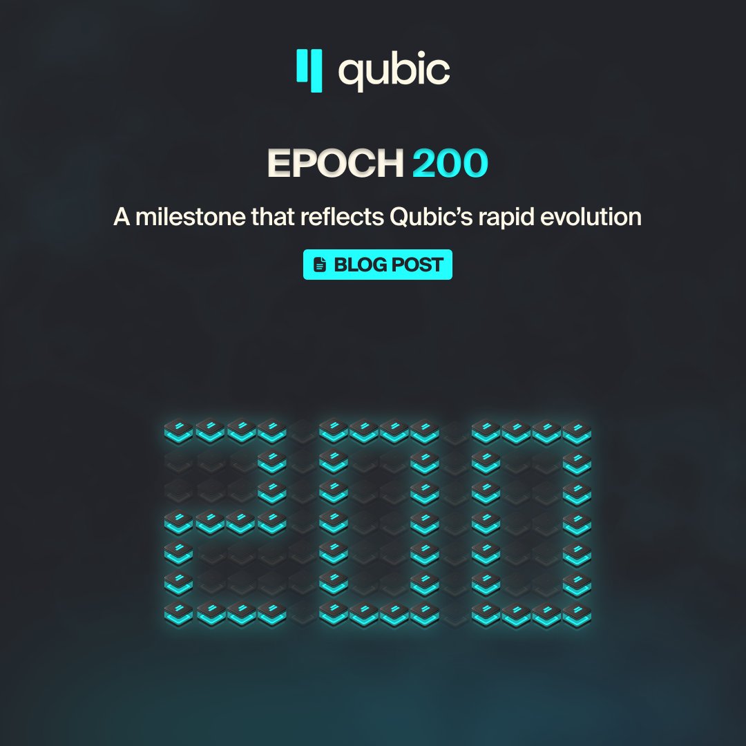 100 epochs ago, most of crypto had never heard of Qubic.

Today we hold the fastest blockchain speed record ever verified on mainnet. 15.52 million TPS. Independently certified. Still unmatched.

We performed one of the most monumental experiments in crypto: "The 51% Monero