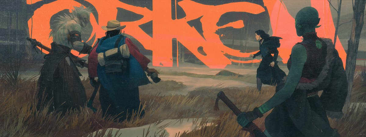 🟠ORKEN x SMOLDERING CONCRETE🔴
Art made for the contest by <a href="/sixmorevodka/">SIXMOREVODKA</a> 
You should check their Kickstarter page (link in comments) and some of my process.

#smolderingconcrete