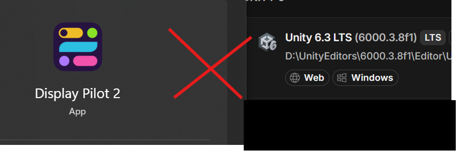 Dibakarocks's tweet photo. If you are using BENQ Monitor and have the Display Pilot 2 software active and also having loading error with Unity Editor 6000.3.8f1, then quitting the Display Pilot 2 software while using Unity might solve the issue. It did for me, so thought of sharing. https://t.co/pQgBeob80K