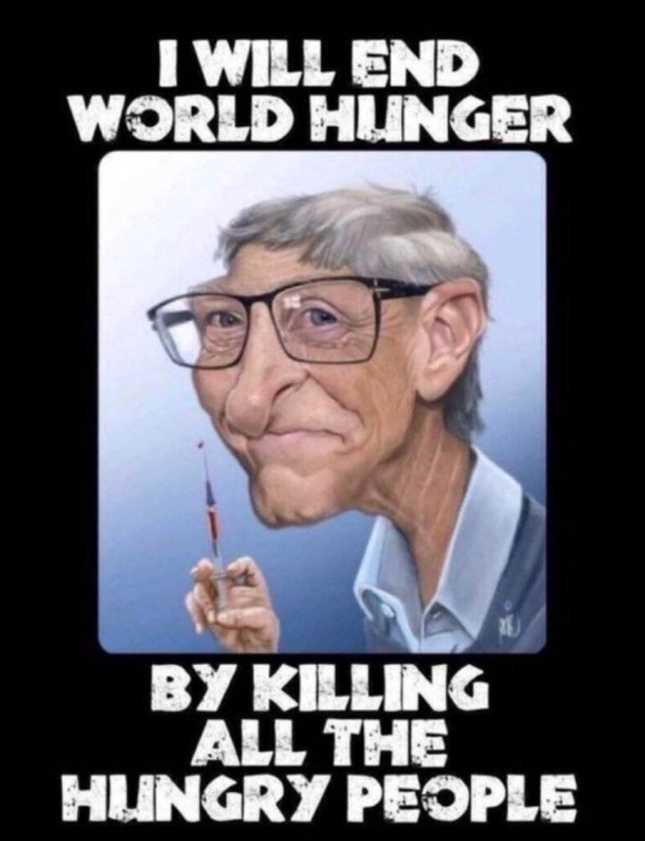 The Devil has eyes on our food chain. We all are doomed. #GoBackBillGates