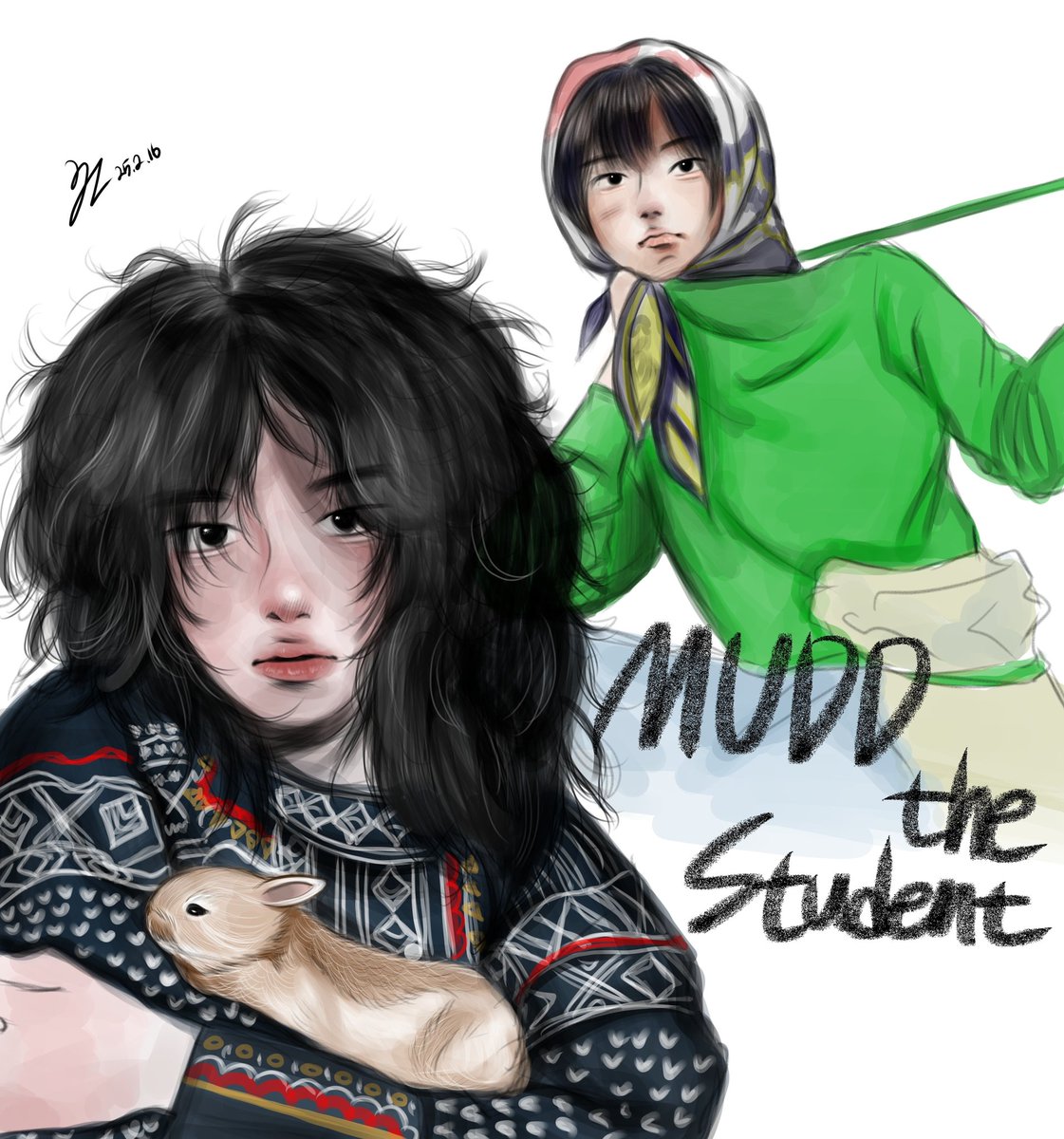 White_It0's tweet photo. #muddthestudent 
개인적으로 좋아하는 머드 사진 그렸습니더 https://t.co/mWmN4CJ2Rf