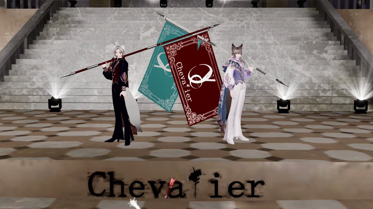 amrta_cluster's tweet photo. 2月15日はChevalierのVRCでのライブに行ってきたぜ！
あのすごかったclusterでのライブワールド演出ギミックアバター諸々全てが更にグレードアップされてて見て楽しい聞いて楽しい、とにかく楽しくて最高のライブだった！
一面のペンライトも本当に綺麗だった！これからも応援してるよ！
#Cantaria_VRC https://t.co/PtiHOnqqhA