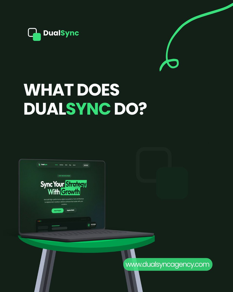 DualSync's tweet photo. What exactly do we build at Dual Sync? We turn bottlenecks into automated systems. 💻⚙️

🔹 Custom AI Agents
🔹 Enterprise ERPs 
🔹 Robust Backend Systems

You handle the business; we handle the complex architecture. 👇

🌐https://t.co/JOAC3T1RqQ

#AI #ERP #WebDev https://t.co/Zm79ewf7bF