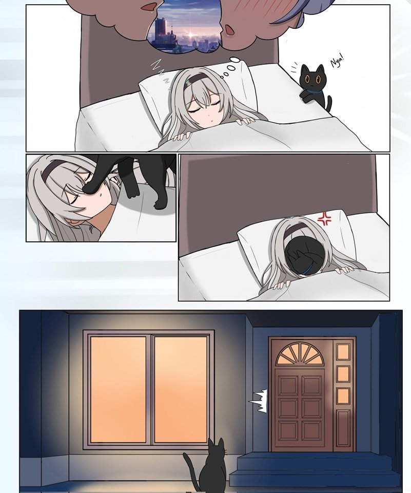 CaptainnoobYuvi's tweet photo. Firefly dreams 😆🤣
Artist by @Naneesan1
#HonkaiStarRail #Firefly #Caelus #caefly #Ellio #silverwolf https://t.co/RzcHrSsZxB