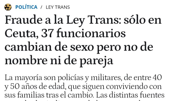 <a href="/gpscongreso/">PSOE Congreso</a> <a href="/victorg91/">Víctor Gutiérrez</a> Mira, personas adultas que se siguen llamando Manolo, Mariano, Paco y que no dan explicaciones cuando tienen que enseñar el DNI.
Fuente: contraelborradodelasmujeres.org/mapa-de-impact…
No hay fraude porque la Ley trans es un fraude. #ElFraudeEsLaLeyTrans