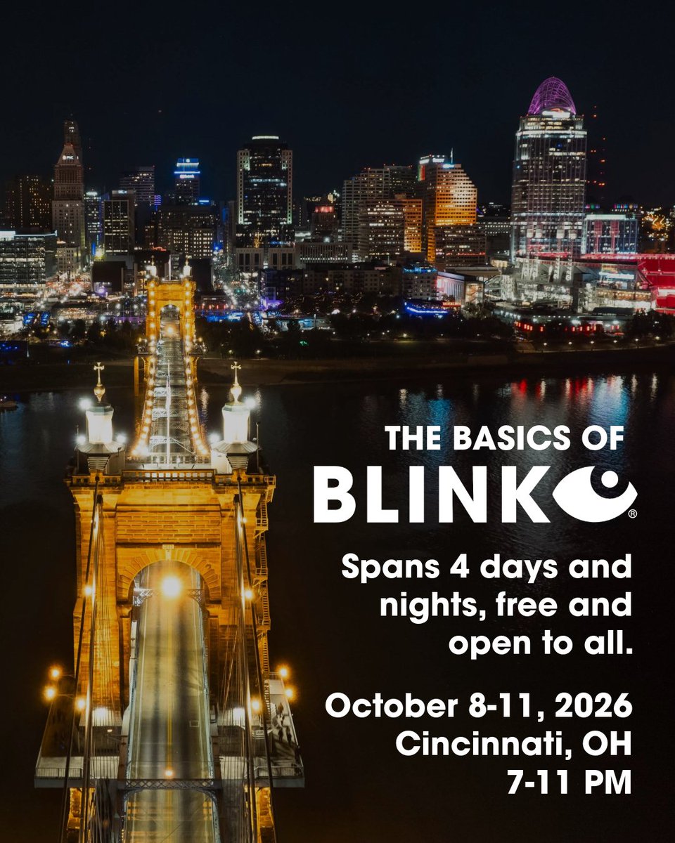 BLINK Cincinnati tweet media