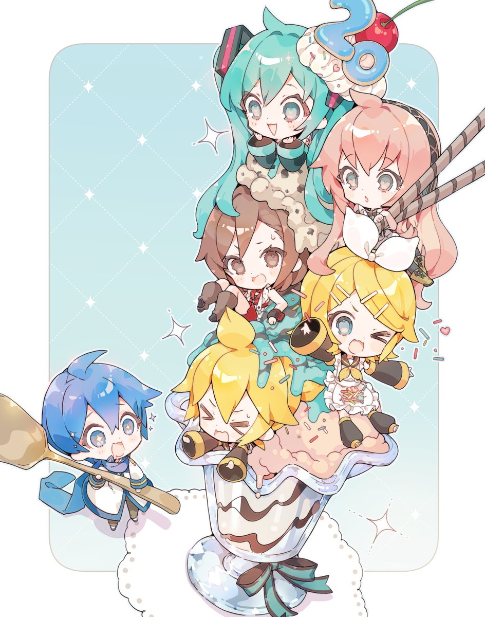 おめでとう🍨✨
#KAITOお誕生会2026
#KAITO20th