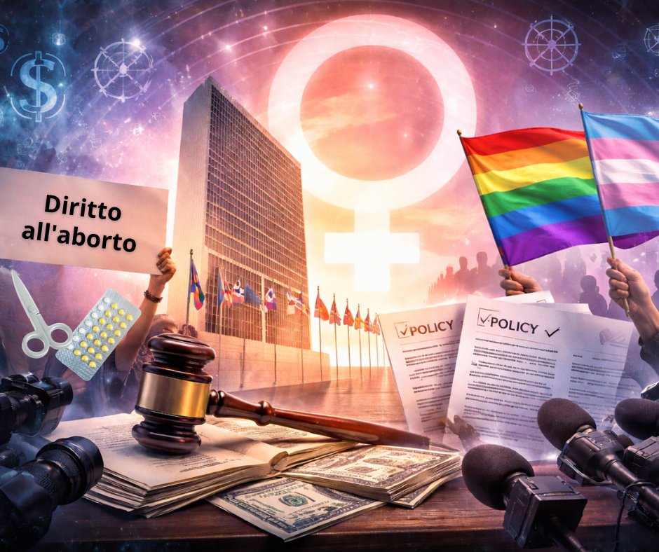 🚨 Sta succedendo qualcosa di grande all’ONU.
La CSW70 (la Commissione sullo Status delle Donne) si sta avvicinando.

Non è solo un altro incontro: è il luogo in cui il linguaggio più radicale viene messo alla prova e poi, in silenzio, trasformato in “standard globali”.