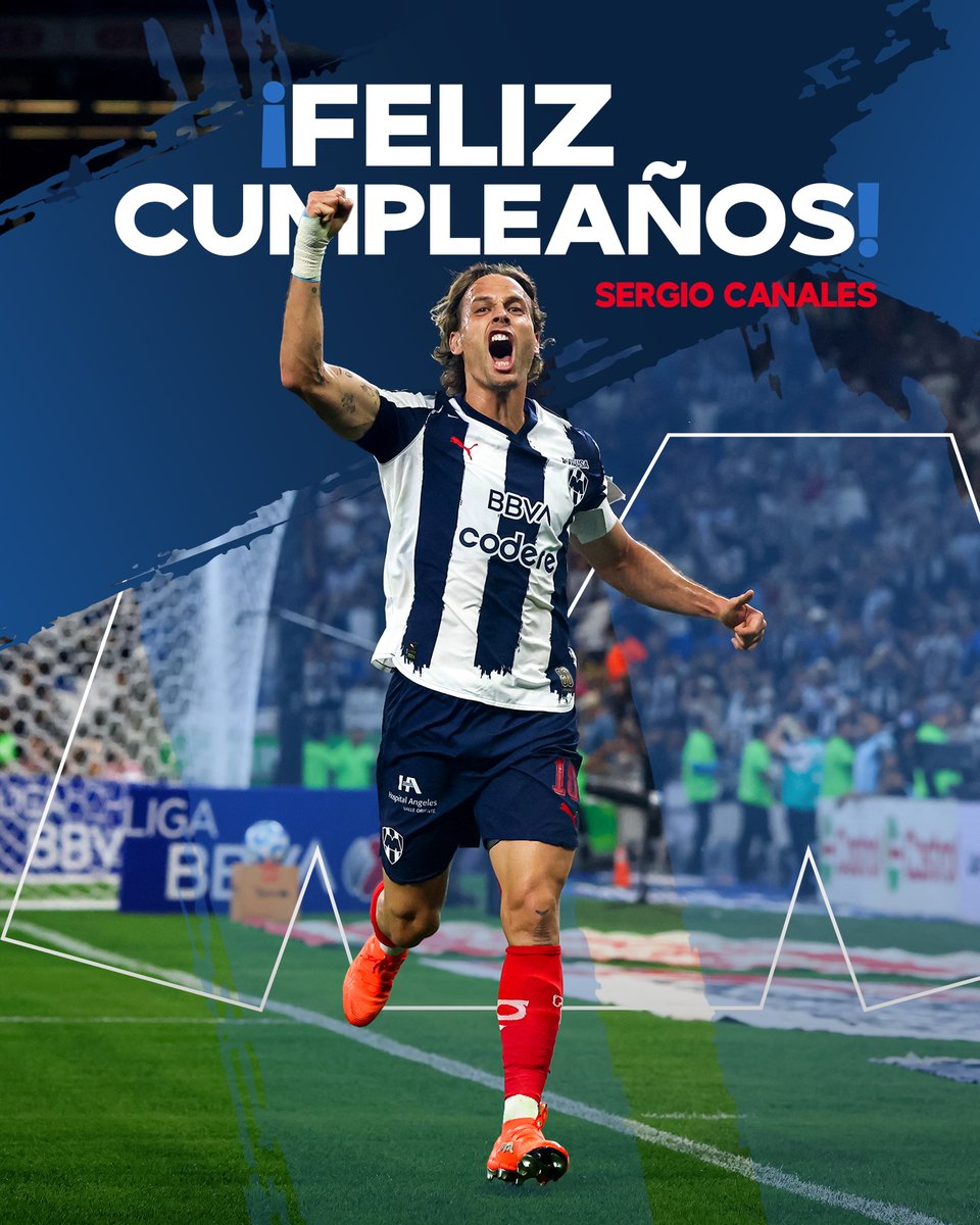 ¡Estamos de fiesta!🎊¡Nuestro <a href="/SergioCanales/">Sergio Canales</a> está cumpliendo años!💙🥳

Muchas felicidades, Mago.🫶🏼Que tengas un día 🔝 y te deseamos lo mejor hoy y siempre #EnLaVidaYEnLaCancha.🙌🏼