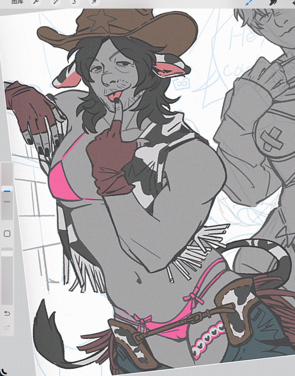 WIP🐮🤠🐄🖐🏻️😋
Cow Sheriff Beats Crime with Butt
