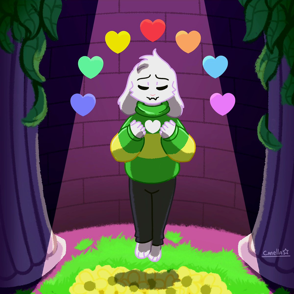 Just realize I never post this drawing before...
So u can have Asriel for your monday 
#undertale #asriel #asrieldreemurr