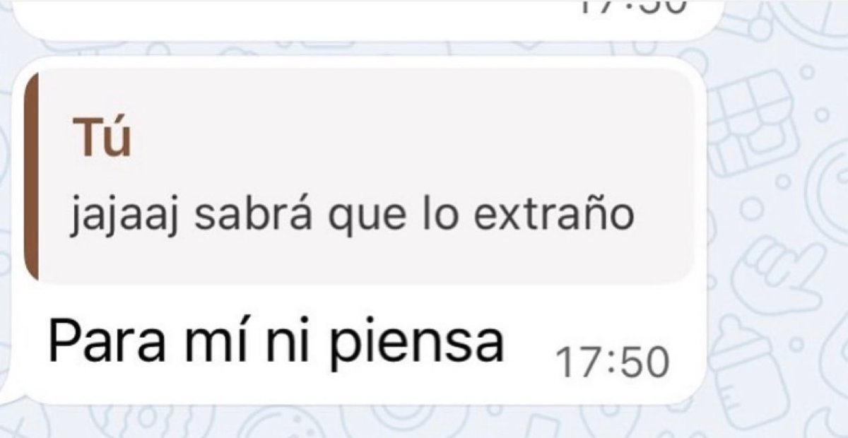 para mi ni piensa