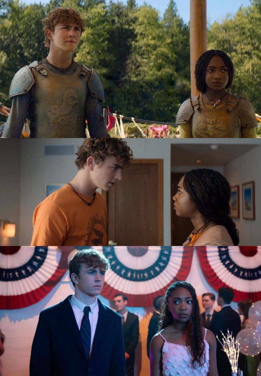 forpercyy's tweet image. I truly love how well percabeth compliments each other in the show