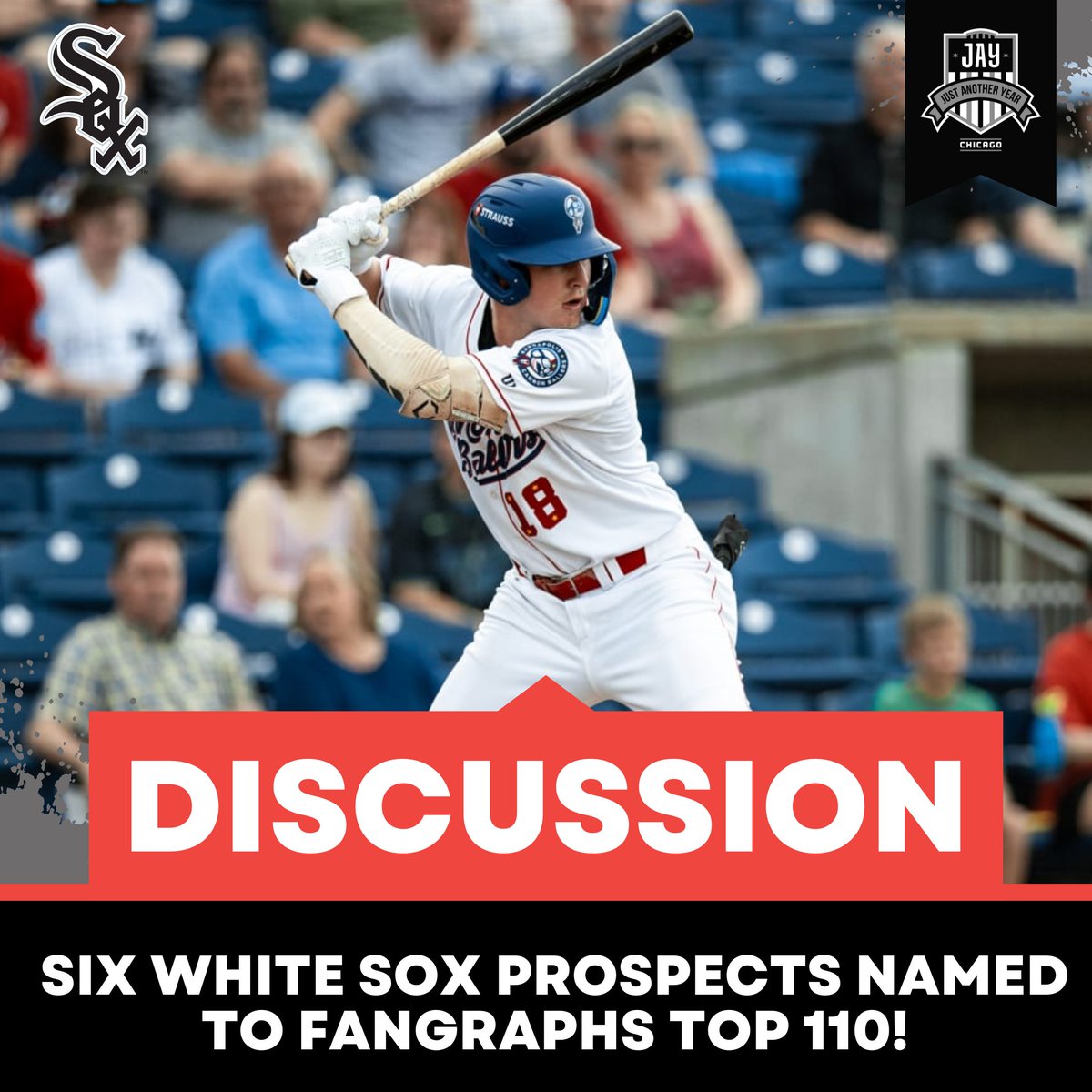 Fangraphs has released their top 110 prospects list and SIX #WhiteSox prospects have made the list

#33 Caleb Bonemer- 3B
#36 Noah Schultz- LHP
#65 Hagen Smith- LHP
#95 Christian Oppor- RHP
#100 Braden Montgomery- OF
#104 Tanner McDougal- RHP

Who do you think will make the