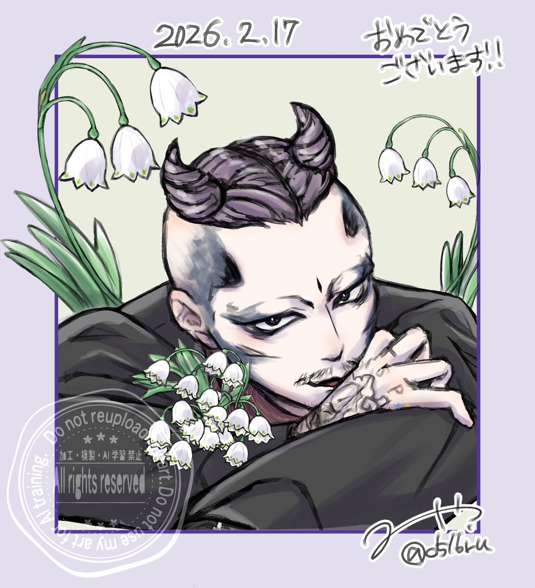 薫くんお誕生日おめでとうございます！誕生花ｽﾉｰﾌﾚｰｸの花言葉は「純粋」「慈愛」「美」