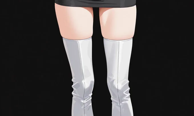 ホワイトブーツが似合う海夢ちゃん