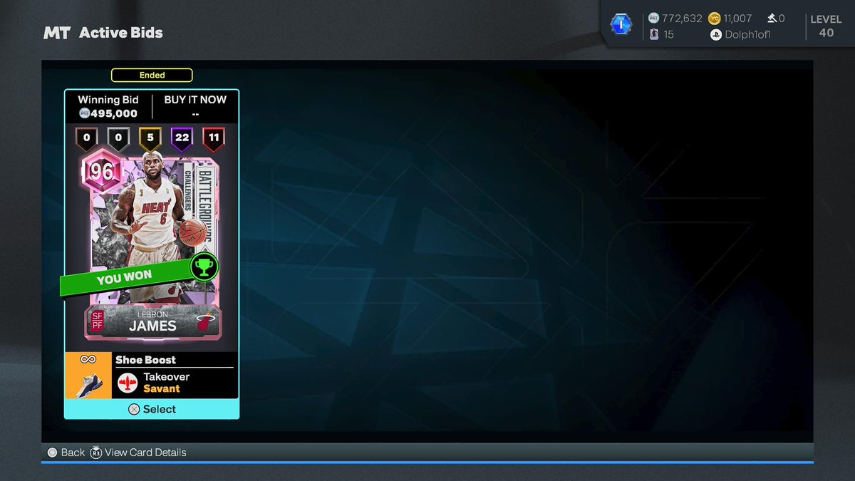 He’s staying on the team until his price bottoms out. All legend shooting badges and key defensive legends. I had all the other hofs to max him out