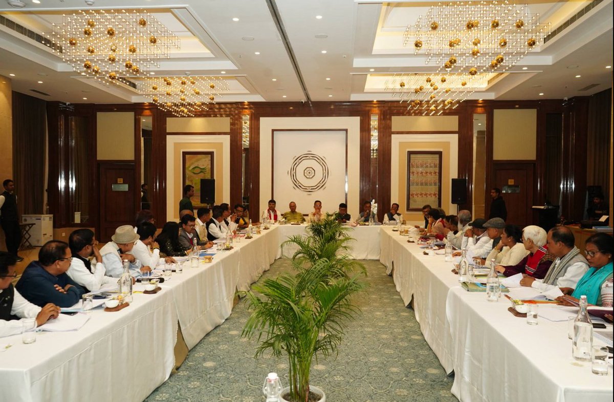 INCAssam's tweet image. A special Election Committee meeting was held in Guwahati in the presence of top leadership ahead of the upcoming विधानसभा elections. 

#AssamPolitics
#TimeForChange 
#GauravGogoiForAssam #AssamWithCongress