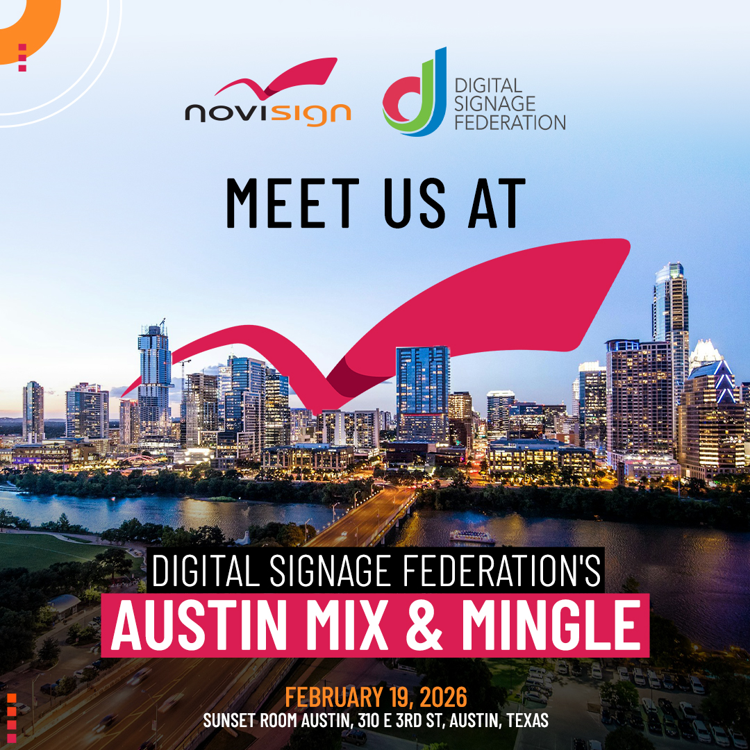 We’re excited to attend the DSF’s first Mix &amp; Mingle of the year in Austin on Thursday, February 19 at 3:30 PM CST!

Our CRO, Danny Hen, will be there and happy to meet the digital signage community.

See you soon in Austin! 
<a href="/DSFederation/">DSFederation</a> 
#DigitalSignage #DSF