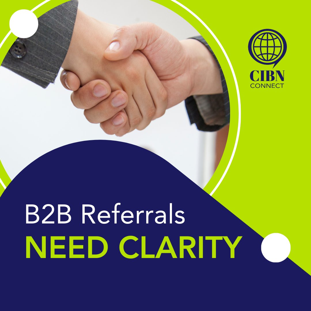For business referrals, clarity is everything.

Instead of asking broadly, try:

• Who owns a plumbing company?

• Who has 10+ employees?

• Who’s spending heavily on Google ads?

Clear Questions = Clearer Referrals.

#BusinessReferrals #B2BNetworking #ReferralMarketing