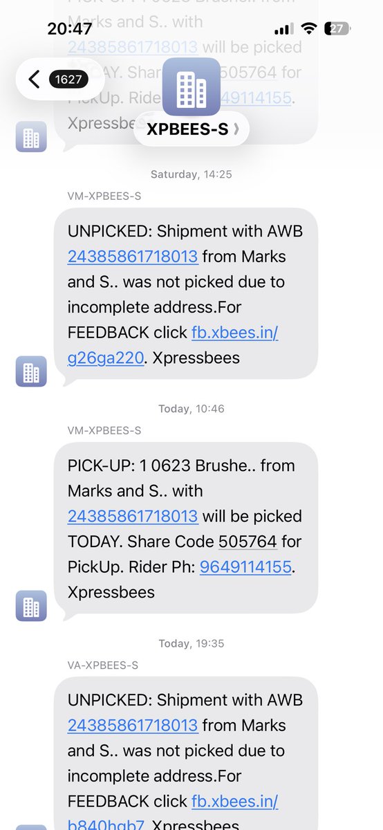 reet09101's tweet photo. Below messages received… when tried to call agent he said he is not the agent for this location and now not picking phone since 3 days @jaagograhakjago https://t.co/jXu6iKE8JK