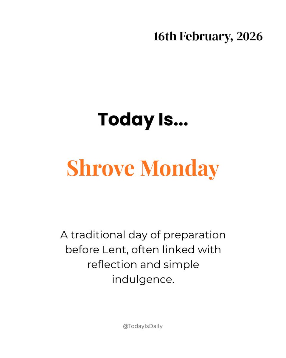 TodayIsDaily_'s tweet image. #todayisdaily #shrove #monday