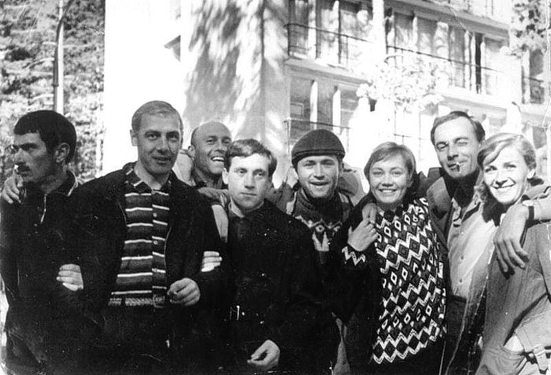 Съёмочная группа фильма «Вертикаль». Одесса, июль 1966 года.