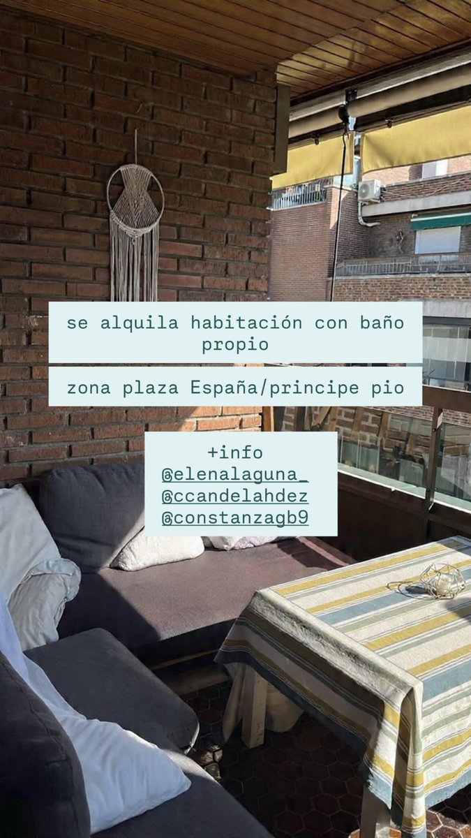 Buscamos compañera de piso para entrar en marzo. Zona Príncipe Pío :)