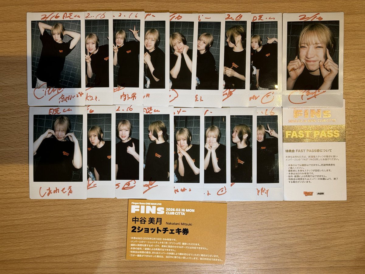 mtz_asabcg's tweet photo. 2026年2月16日(月)
Finger Runs ONE MAN LIVE
『FINs』
at CLUB CITTA’

君のおかげで僕はずっと幸せでした☺️
どこかでまた会えると信じているのでこう言わせてください、またね👋
#月ちゃんスキちゃん
#中谷園 https://t.co/9y1HNVkhEW