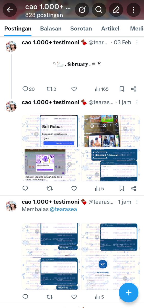 Udah upload testi di beberapa platform. Kurang trusted apalagi aku? Lesgo jajan 😋