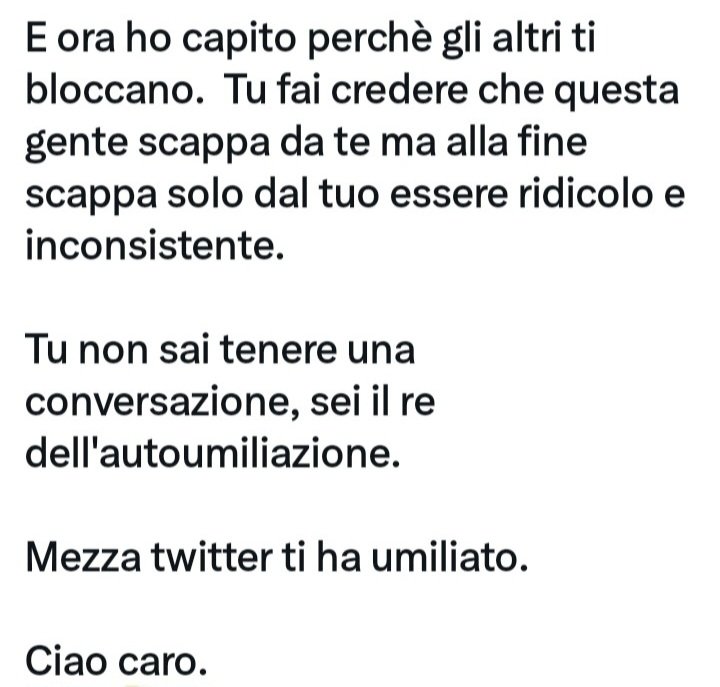 Unoperghermirli's tweet image. #MISERABILE
#FALLITO