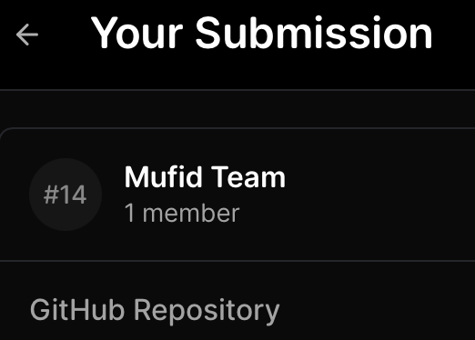 mufid's tweet photo. Really happy I can be a participant of only 500 teams across the world for this event.

Got number 14 for my submission.

If this tweet got some number, I will share my story and my project.

Follow me for updated info! https://t.co/FXfhECidr6