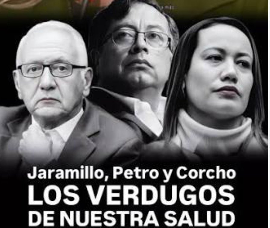 ¿A cuántos Kevin Arley han matado en Colombia por sus decisiones? El estatismo, las intervenciones forzadas, la negativa de acceso a servicios vitales y medicamentos es culpa de estos verdugos y no lo pienso discutir con nadie