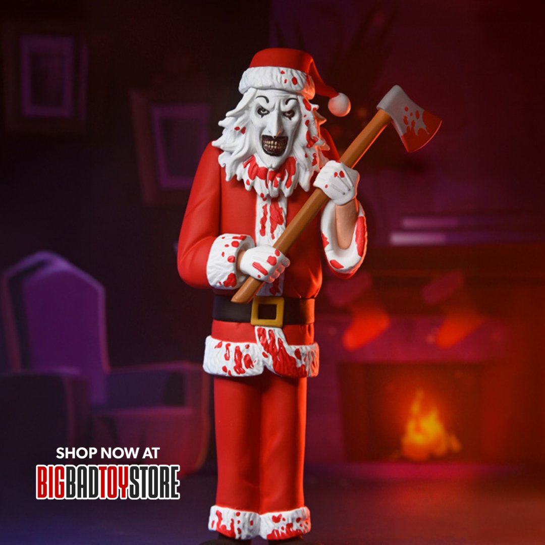 BigBadToyStore's tweet image. He’s making a list… and it’s terrifying. 🎅
The Toony Terrors Art the Clown (Bloody Santa Suit) figure from Terrifier 3 is now available for pre-order at BigBadToyStore.
👉 Pre-order: link.bigbadtoystore.com/88a1b8
#Terrifier3 #ArtTheClown #ToonyTerrors #HorrorCollectibles @NECA_TOYS