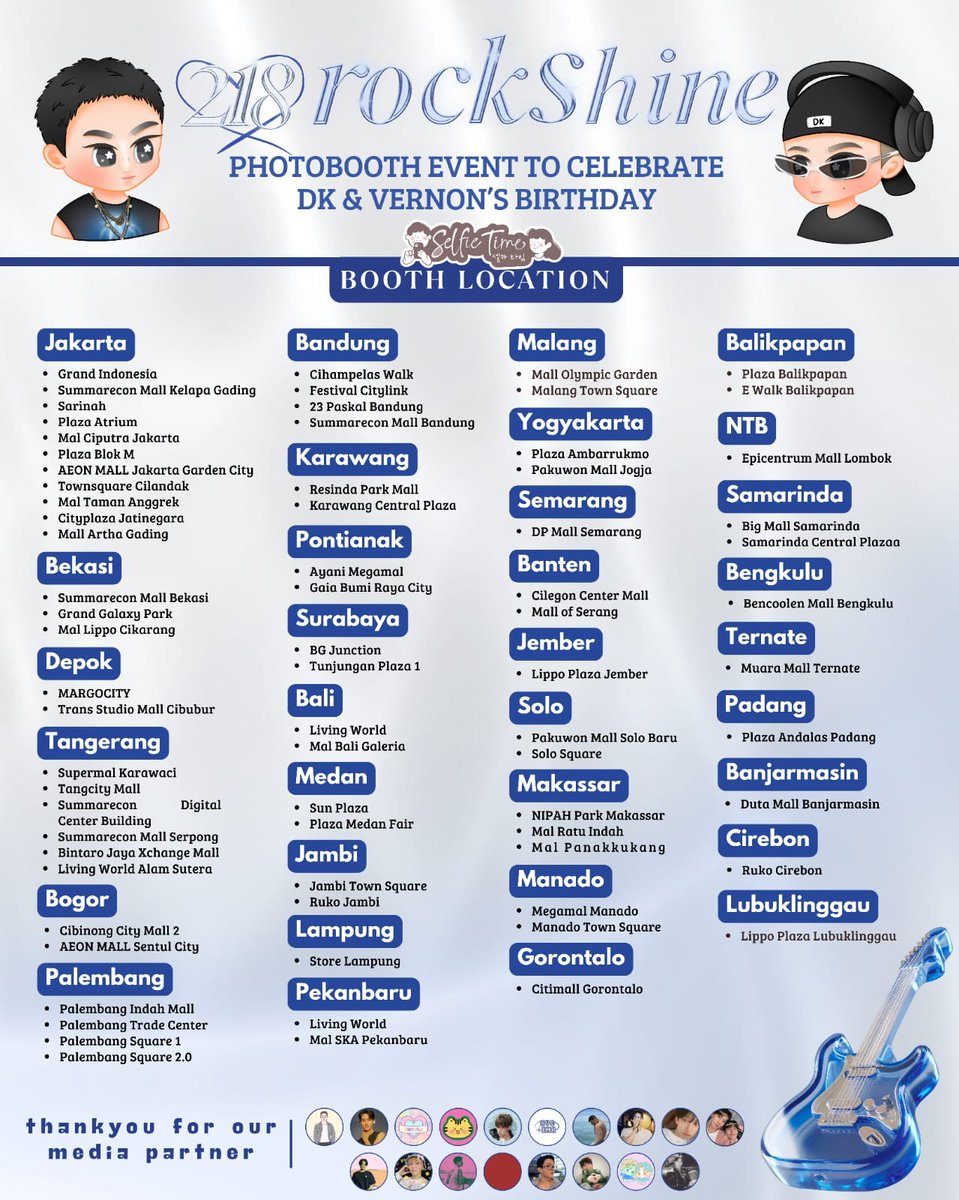 ⁀➴𝑺𝒕𝒆𝒑 𝒊𝒏𝒕𝒐 𝒕𝒉𝒆 𝑹𝑶𝑪𝑲𝑺𝑯𝑰𝑵𝑬🎸˚⟡˖ ࣪ᯓ

DK &amp; Vernon photobooth birthday event by 
<a href="/yawawou/">dk_is_dikeyy</a> <a href="/fear1essvt/">nay✧</a> <a href="/mingyuvamp/">dips</a>

𝑪𝒂𝒑𝒕𝒖𝒓𝒆 𝒚𝒐𝒖𝒓 𝒎𝒐𝒎𝒆𝒏𝒕 𝒕𝒐 𝒓𝒐𝒄𝒌 𝒂𝒏𝒅 𝒔𝒉𝒊𝒏𝒆✮
📍 <a href="/selfietimeid/">Selfie Time ID</a>
🗓 17 Feb - 02 Mar'26

tag us with #218ROCKSHINE