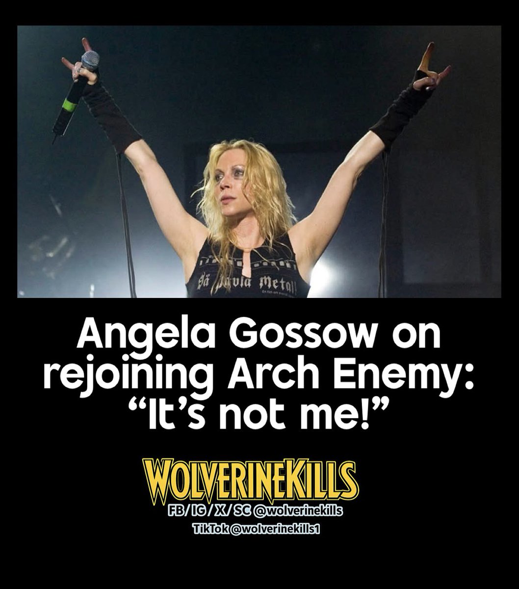 Angela Gossow Denied Arch Enemy Reunion Rumors:

#archenemy #angelagossow #heavymetal #deathmetal #melodicdeathmetal