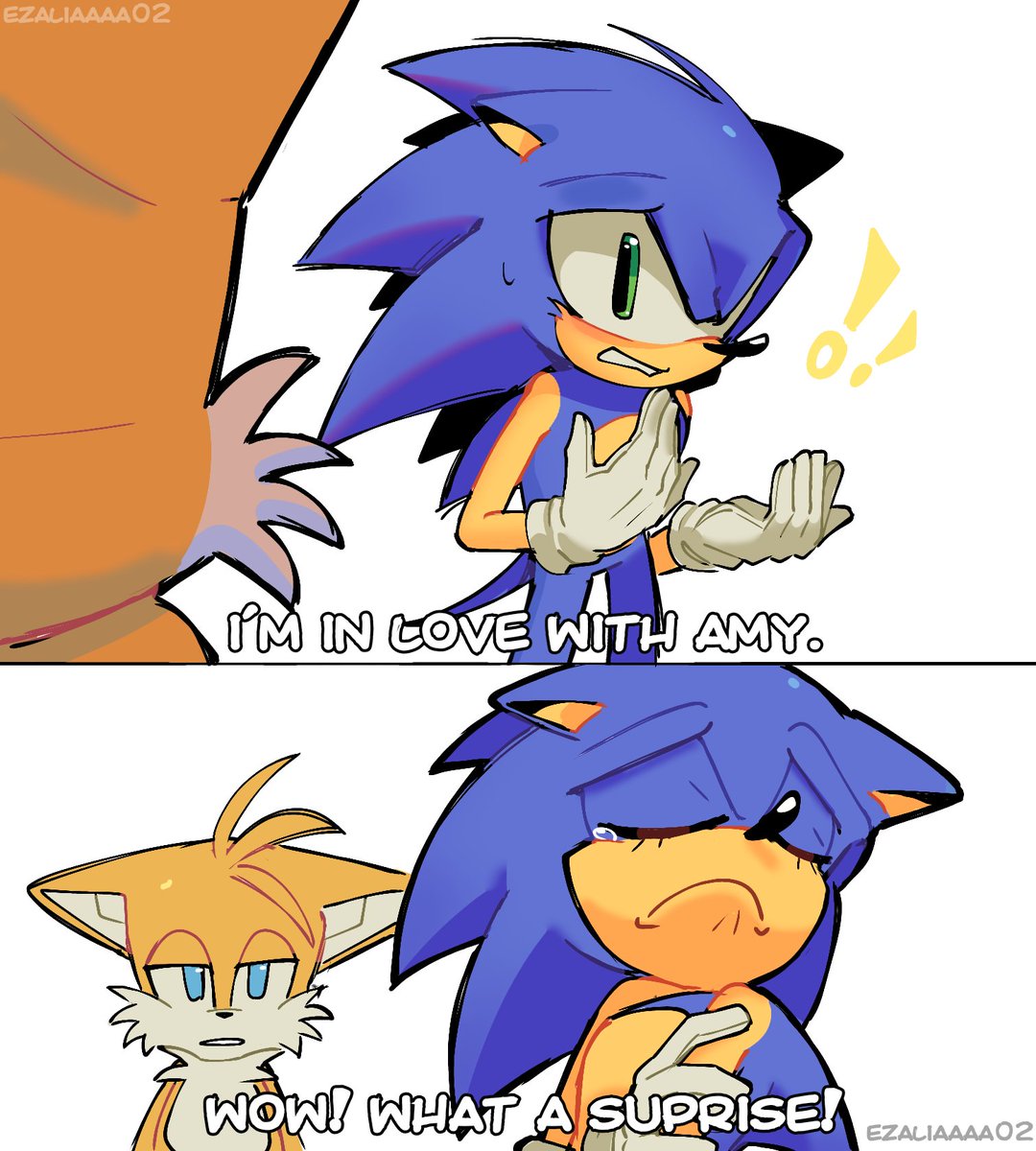 #SonAmy #SonicTheHedgehog #TailsTheFox #amyrose