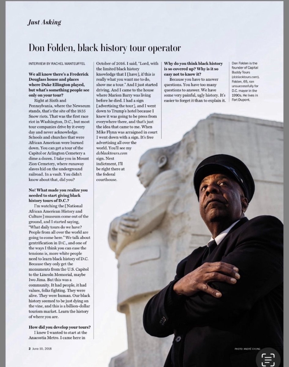 I have one helluva story in DC…