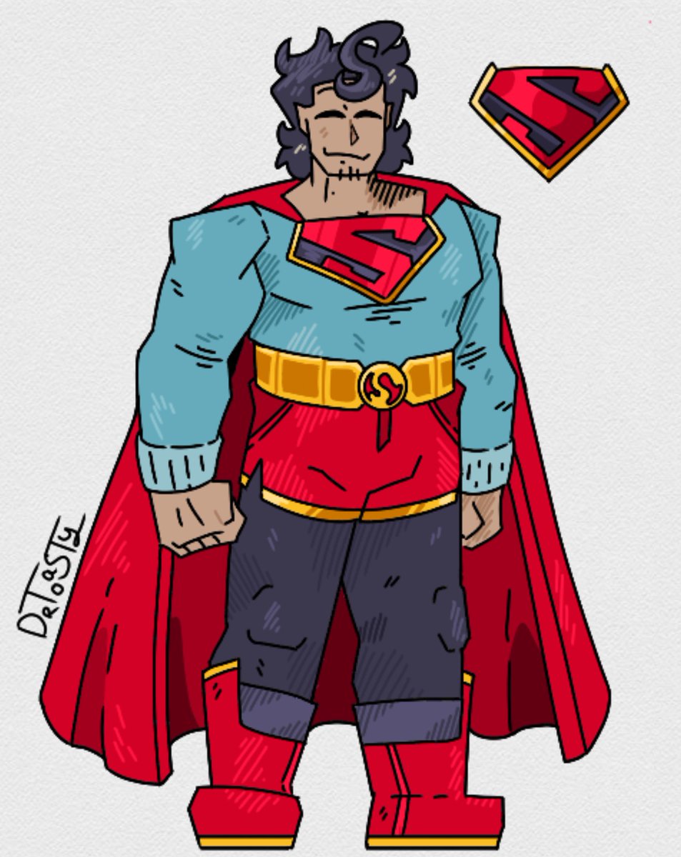 DrToasting's tweet photo. The Champion of Earth, Guardian of Metropolis, SUPERMAN! https://t.co/vLajWbmQFQ