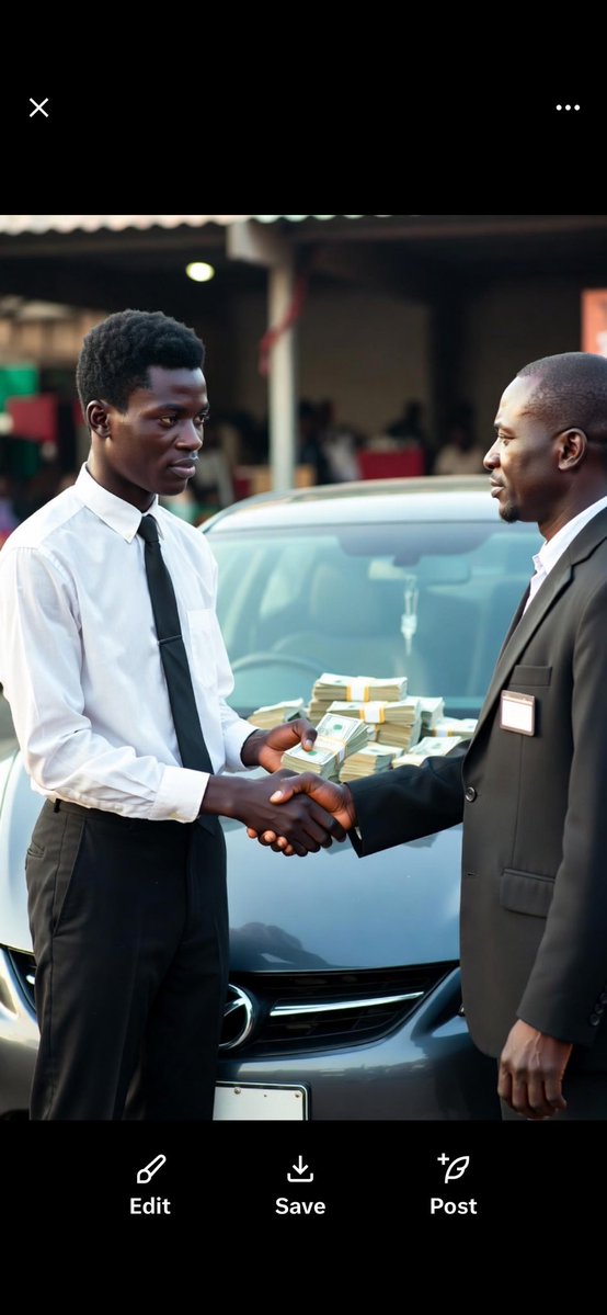 GodsonKankani's tweet image. Learned something new about money today 📍📍

If you make your first GH₵150,000 and plan to buy your first car, here's a smart move instead of paying cash upfront:

1. Deposit the full GH₵150,000 into your bank account.  
2. Use that deposit as collateral to secure a car loan