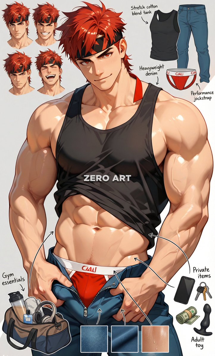 zeroartx's tweet photo. Kovit Chaiyarit Character Sheet 🔥
Get more on my Patreon
https://t.co/yF0jDo9l78

#bara #aiart #nsfw #r18 #ai #gay #baraart #gayart #kovit #kovitchaiyarit #fullservice https://t.co/QxeXPs8Uc1