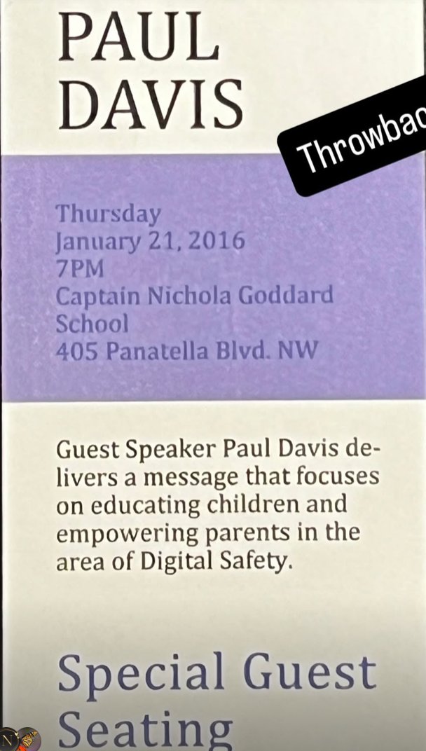 Pᴀᴜʟ Dᴀᴠɪs #ᴏɴʟɪɴᴇsᴀғᴇᴛʏ #privacy tweet media