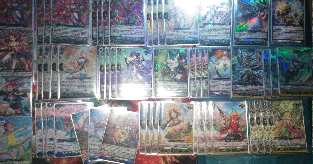 ヴァンガードデッキ紹介 幻真星戦よりベルクレアデッキを作成しました