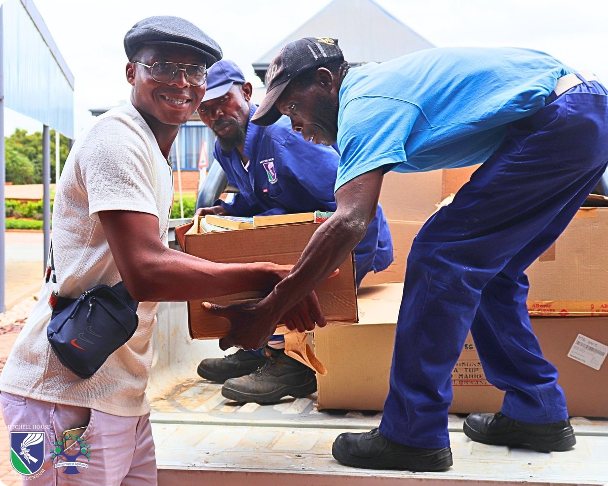 After International Book Giving Day activities, we donated a collection of books to the Nompumelelo Institute for Social Development. To every learner receiving a book — may it open a whole new world.
 
#MitchellHouse #GrowingPeopleOfSignificance #GivingBackToOurCommunities