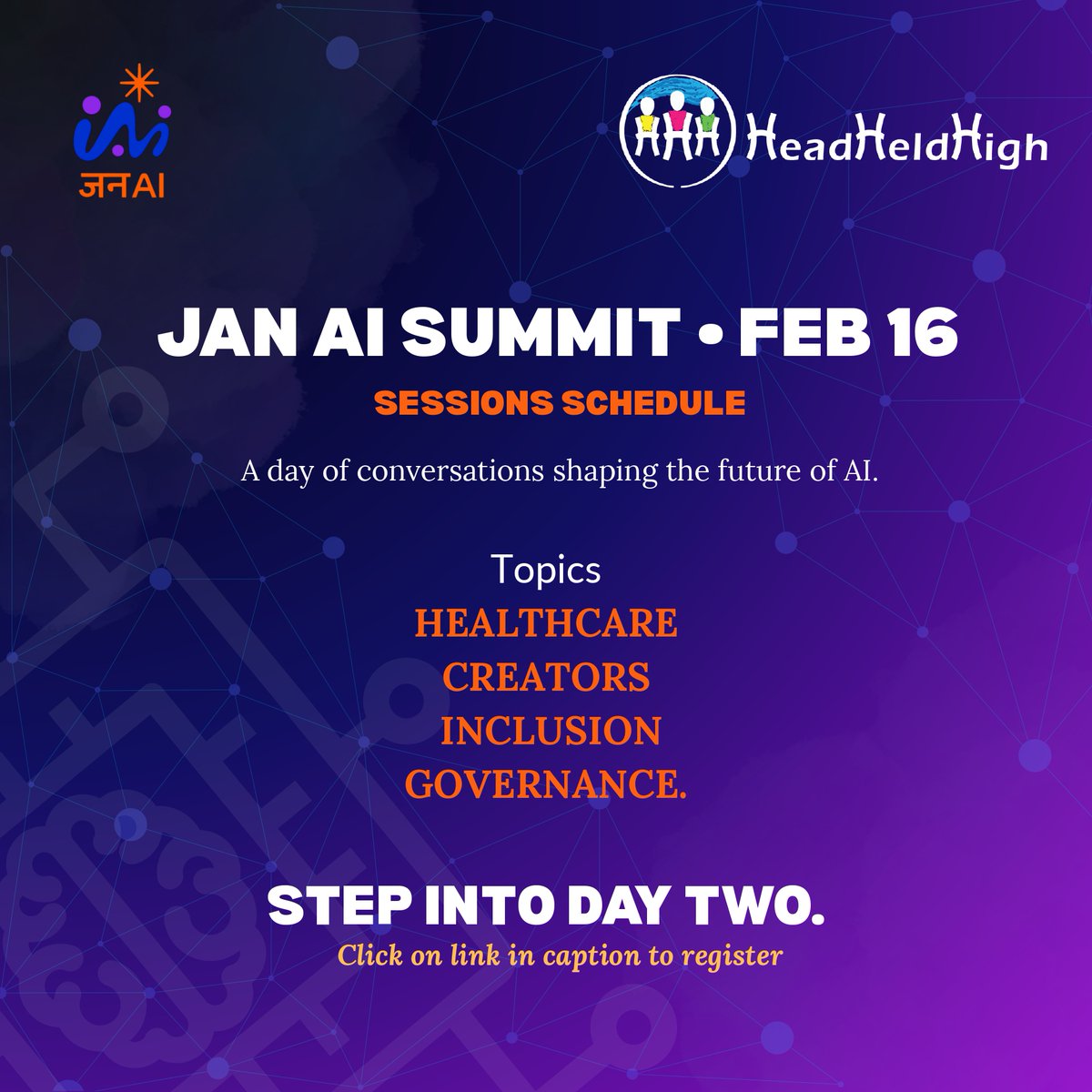 Step into Day Two at the JAN AI Pavilion.

From personalised healthcare and decentralized AI to creators’ economies, inclusive growth, and community-led climate innovation — Day 2 brings together conversations shaping how AI impacts real lives.