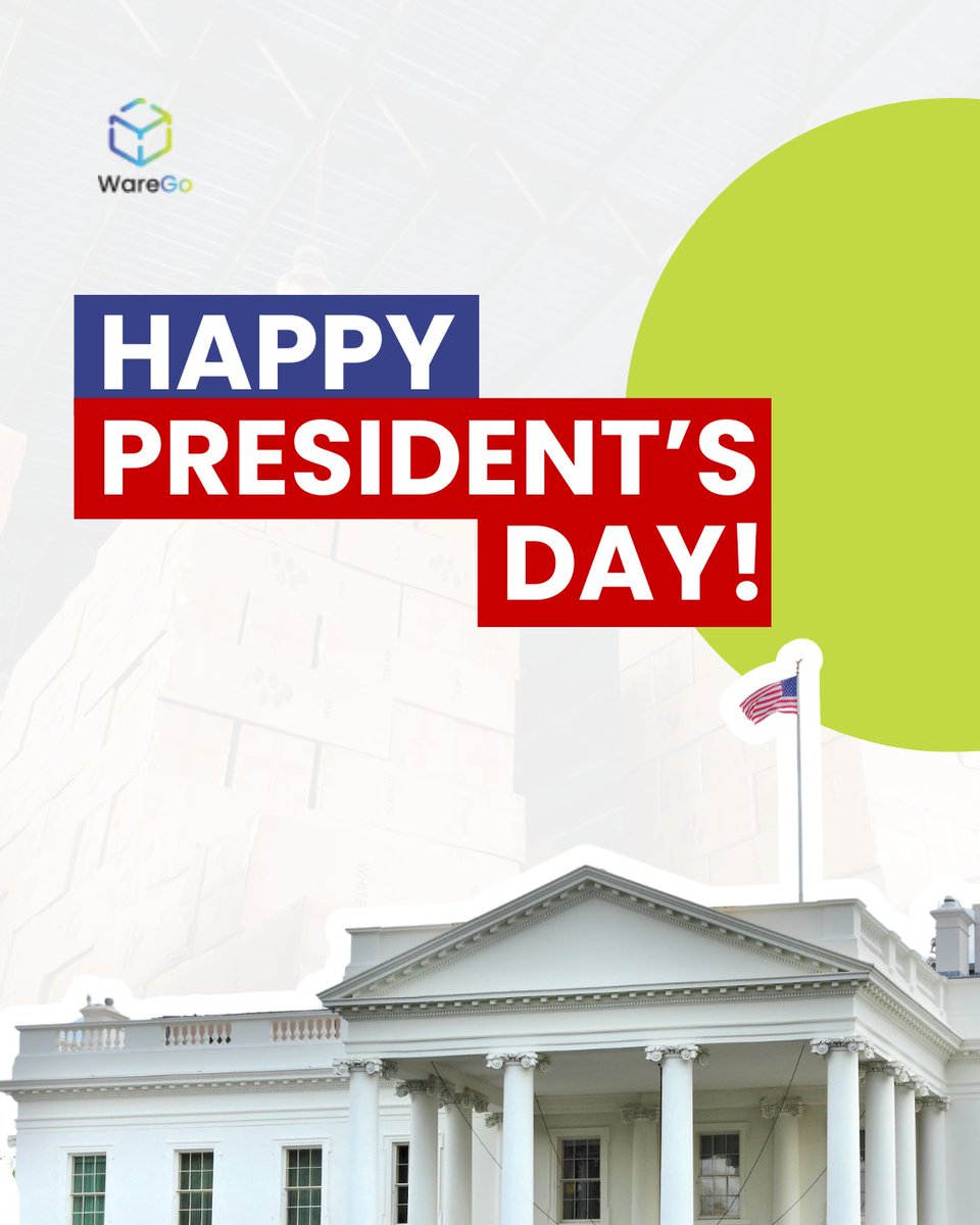 WareGoGlobal's tweet image. This President’s Day, we recognize the leadership and vision that drive progress forward.

At WareGo, we believe strong systems and smart operations empower businesses to lead with confidence.

Wishing you a meaningful President’s Day!

#PresidentsDay #WareGo #Leadership