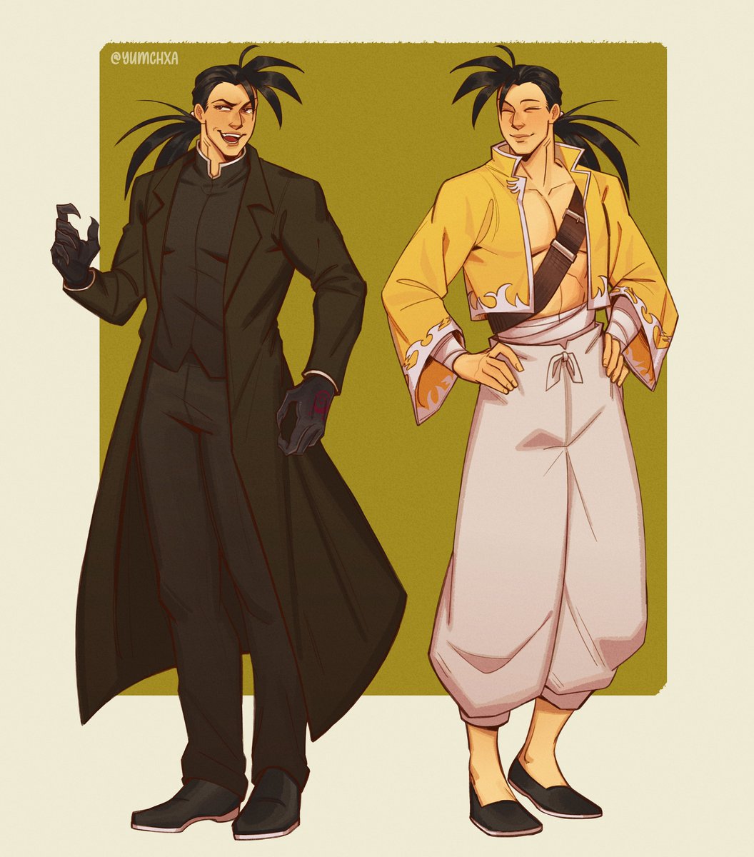 yumchxa's tweet image. it’s been some time since I drew my day ones!!! 🌻

#FULLMETALALCHEMIST #LingYao #Greed #Greedling #fmab