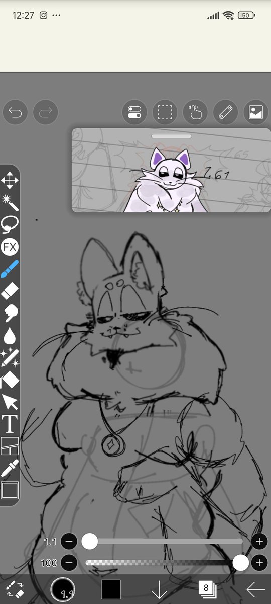 SunshineUp5's tweet photo. Making his (boy)friend 
Oc by @Empanadas_1039 
Chubby cat https://t.co/a38EOuBBqj