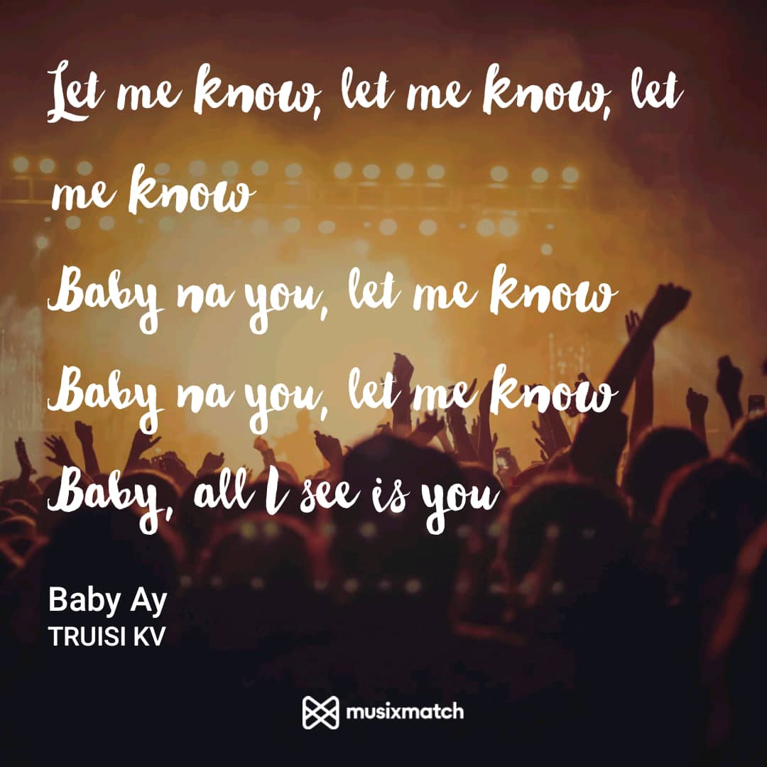 boywithdluv's tweet image. Let me know! Let me know! | Body acting magic "Let me know". 
 
#BabyAy #TruIsiKV #Lyrics